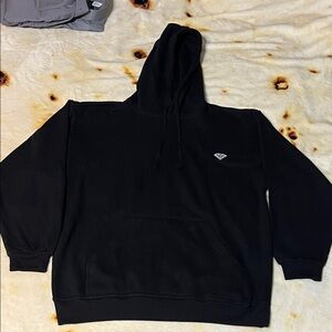 Diamond Supply Co. Black Hoodie with White Logo